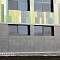 Фасад из HPL-панелей для административного здания